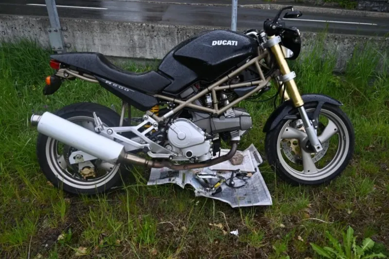 Triesenberg FL - Selbstunfall mit einer Ducati