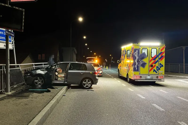Olten SO – Autofahrer verunfallt alkoholisiert