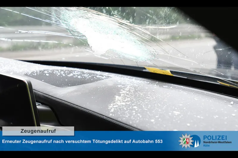 A553 Köln – Erneuter Zeugenaufruf nach versuchtem Tötungsdelikt auf Autobahn