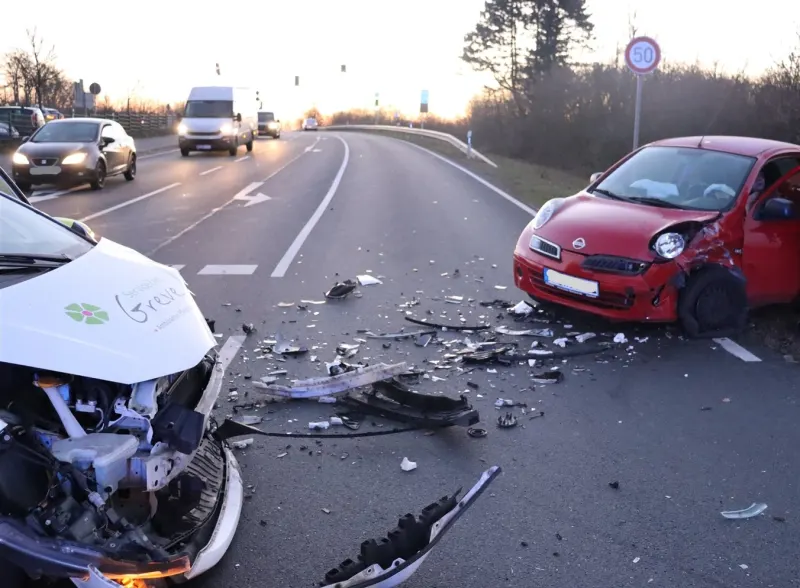 Herford: Verkehrsunfall auf der Auffahrt zur Autobahn – Eine Person verletzt