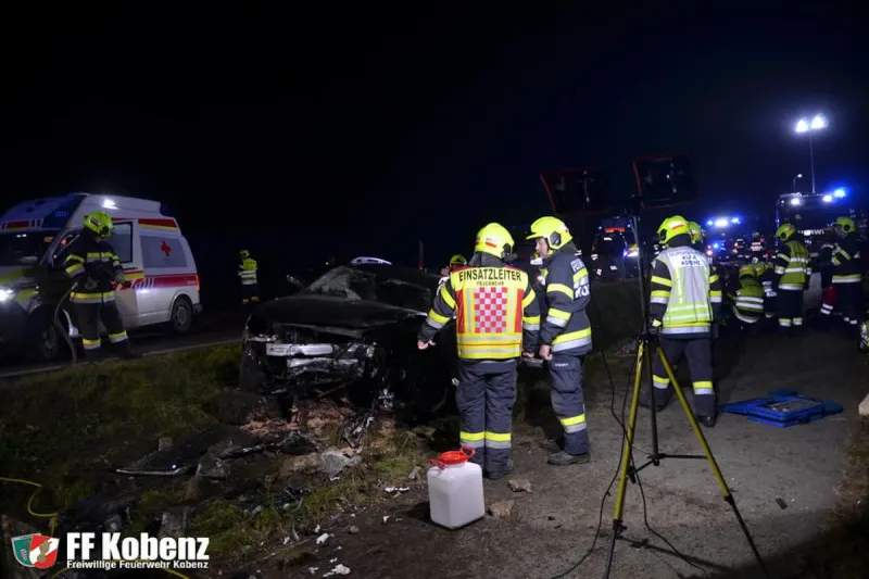 Kobenz – Mit PKW von der Fahrbahn abgekommen