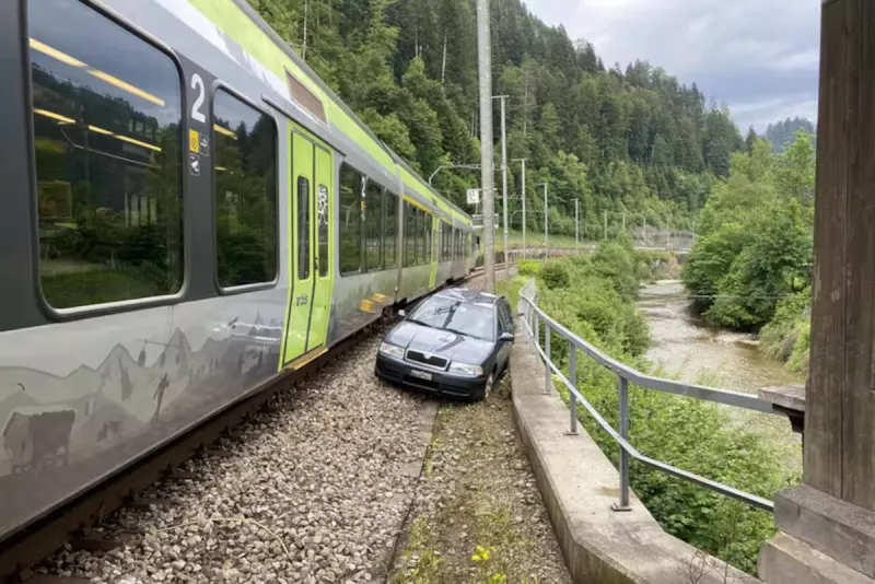Trubschachen BE – Bahnverkehr nach Kollision unterbrochen