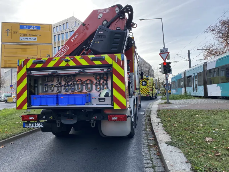 Dresden – Fahrradfahrer von Straßenbahn überrollt und getötet worden