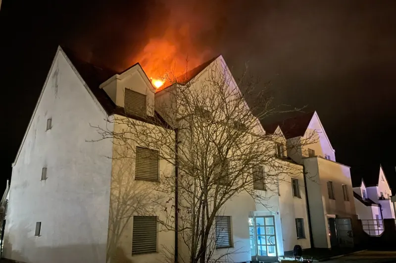 Frasnacht TG - Brand in Dachstock