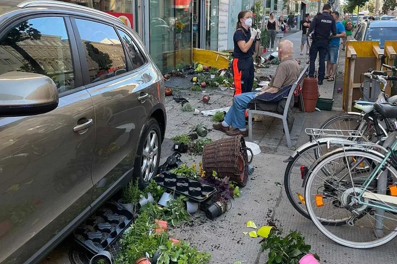 Wien - 92-jähriger Autofahrer geriet auf den Gehsteig und erfasst junge Fußgängerin
