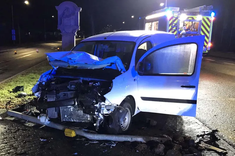 Trier - Hoher Sachschaden nach Unfall