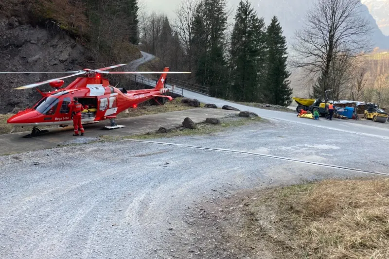 Schwanden GL - Bewusstlose Person aufgefunden!