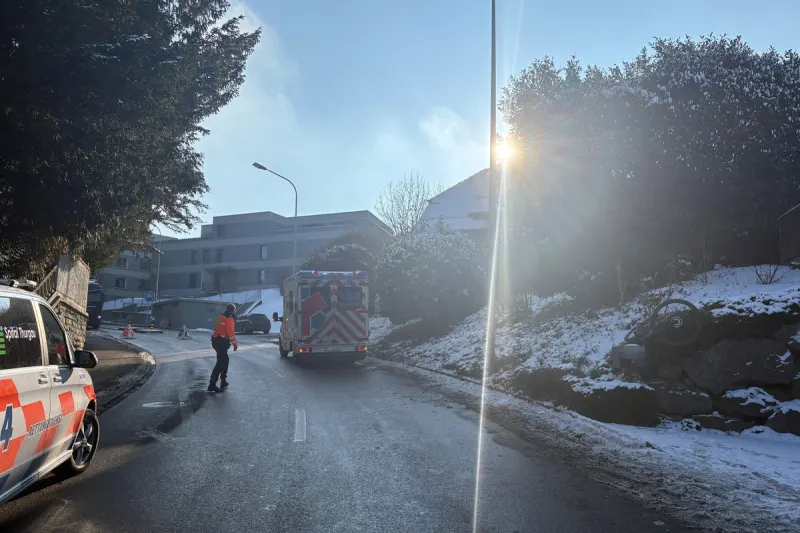 Kreuzlingen TG – Velofahrer bei Unfall verletzt