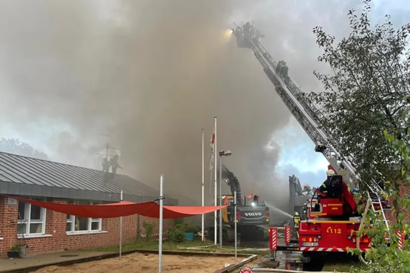 Zeven - Kindertagesstätte fing Feuer