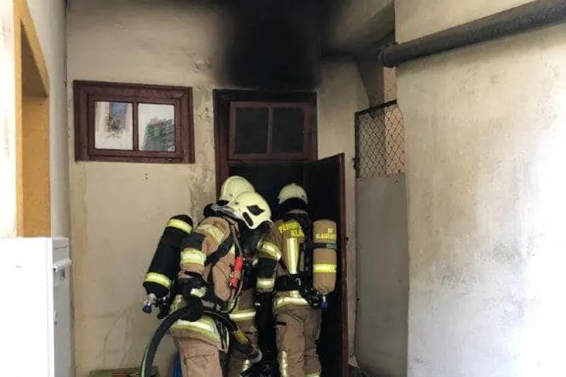 Klagenfurt - Brand im Abstellraum eines Mehrparteienwohnhauses