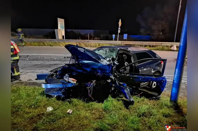 Bezirk Perg – Drei Verletzte nach Unfall mit Alkolenker