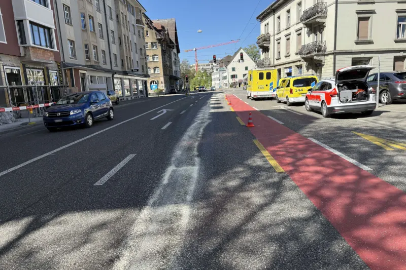 St.Gallen – Mann stürzt mit Roller auf Ölspur