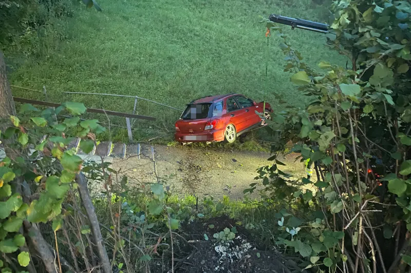 Unfall in Bischofszell TG - Am Steuer eingeschlafen