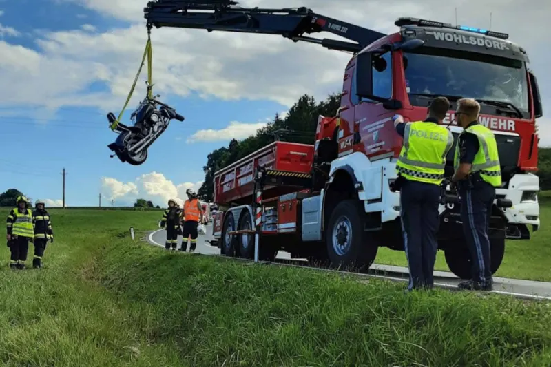 Unfall mit Motorrad in Preding ST – Zwei Verletzte