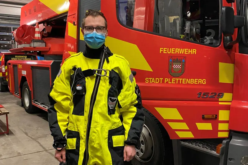 Plattenberg - Nachbar rettet  Mann das Leben!
