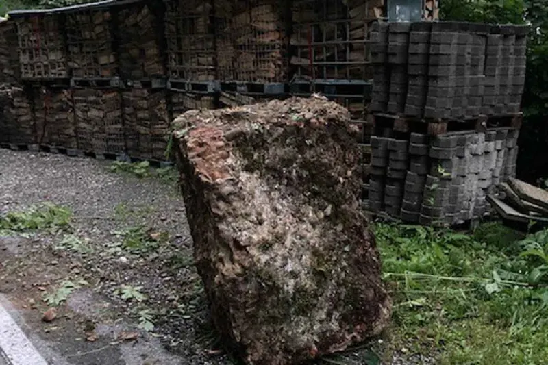 Steinschlag beim Wirtatobel