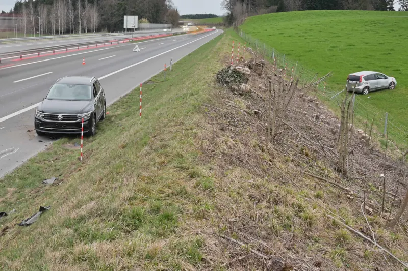 A2 Rothenburg LU – Verkehrsunfall fordert drei Verletzte