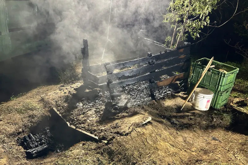 Brand in Stettfurt TG – Erdofen fängt Feuer