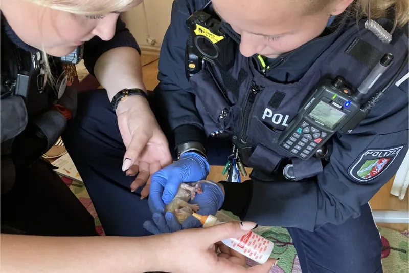 Heiligenhaus NW - Katzenbaby aus Wohnung gerettet 