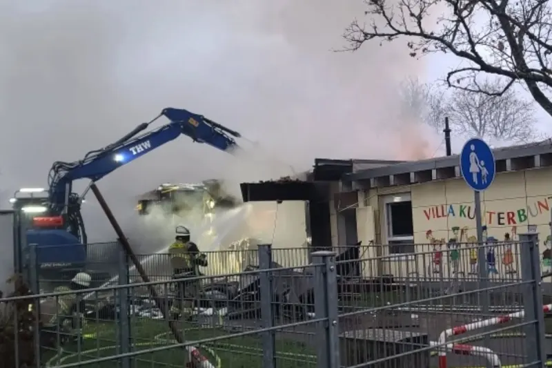 Durmersheim BW – 1,5 Mio. Euro Schaden nach Brand einer Kindertagesstätte