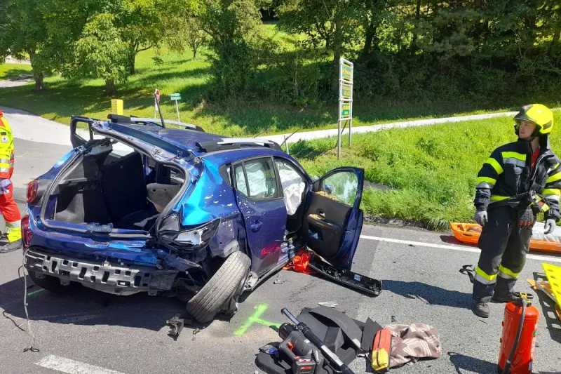 Anger ST – Schwerer Unfall mit fünf Verletzten