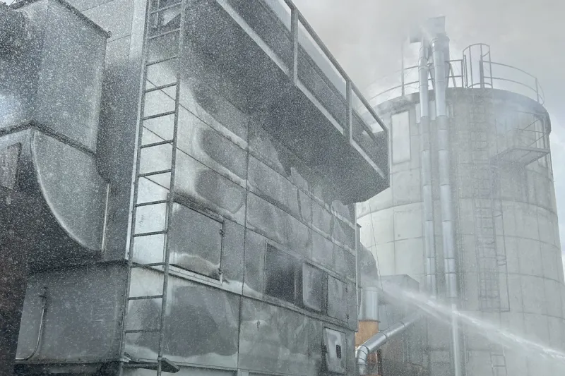 Buhwil TG - Brand in einer Produktionsfirma