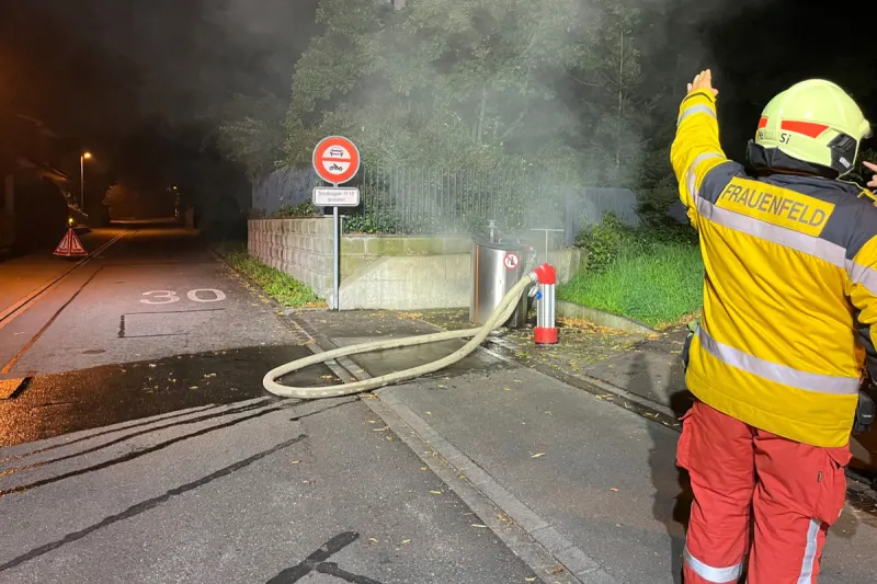 Thurgau - Brände und illegales Abbrennen von Feuerwerk