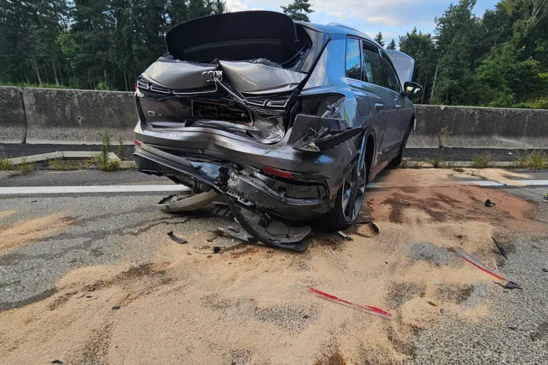 A2 Laßnitzhöhe ST – Eisenstange als Auslöser für Massenkarambolage