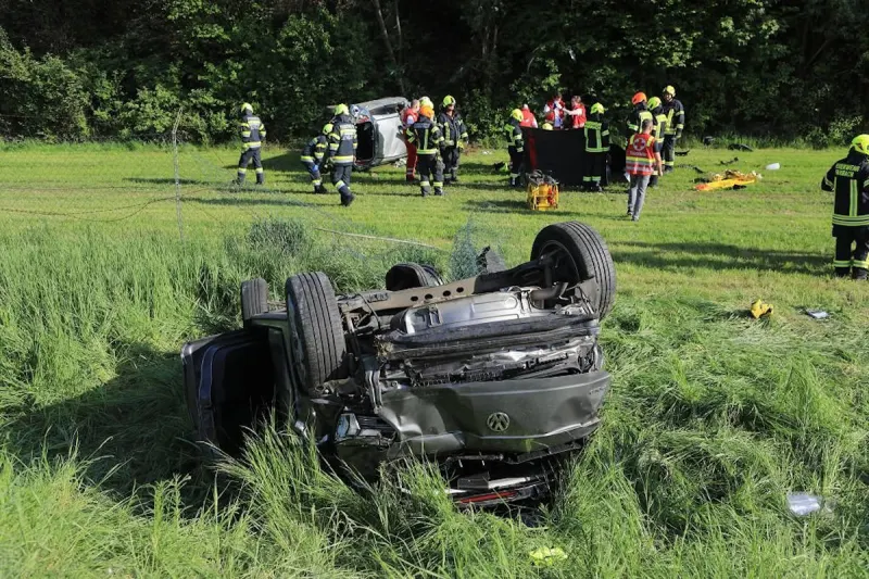 Spielberg – Drei Verletzte nach missglücktem Überholvorgang