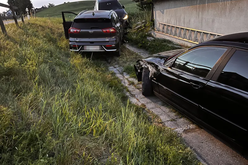 St. Margarethen TG - Unfall nach einem Überholmanöver 
