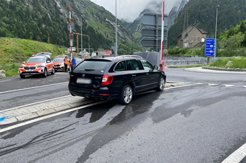 Göschenen UR - Unfall wegen Ablenkung