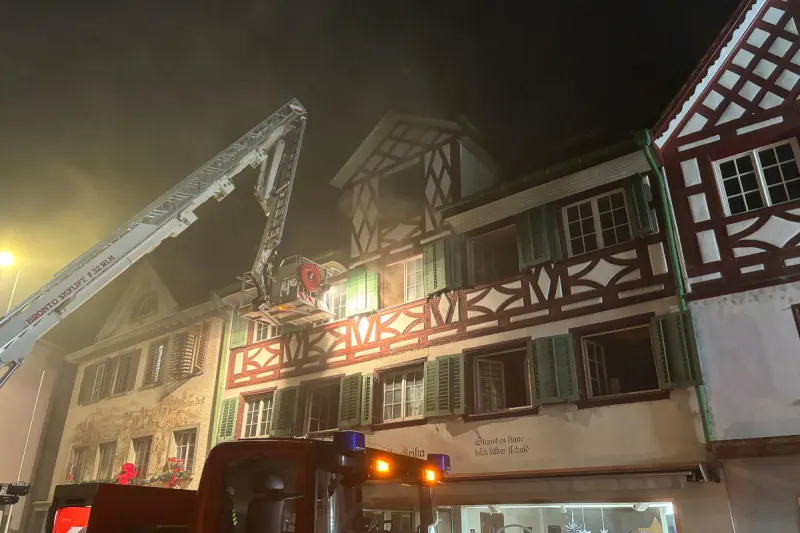 Steckborn TG – Drei Verletzte bei Brand in Mehrfamilienhaus