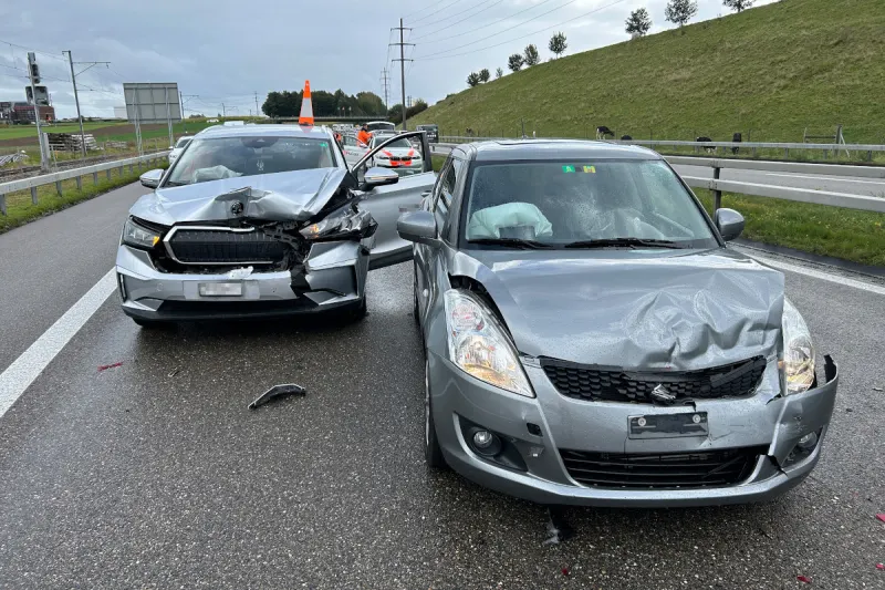 A1 Münchwilen TG - Bei Kollision verletzt