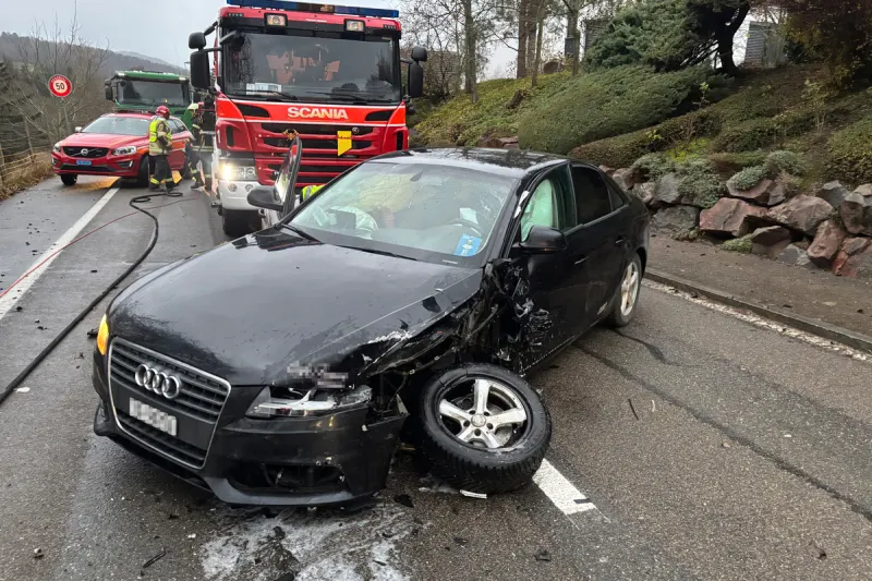 Steckborn TG – Rega fliegt Autofahrer schwer verletzt ins Spital 