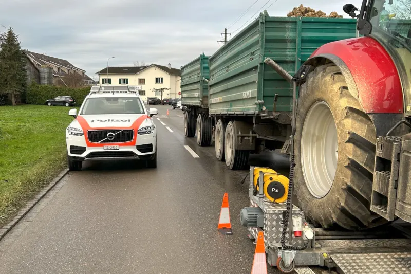 Frauenfeld TG – Polizei kontrolliert landwirtschaftliche Fahrzeuge