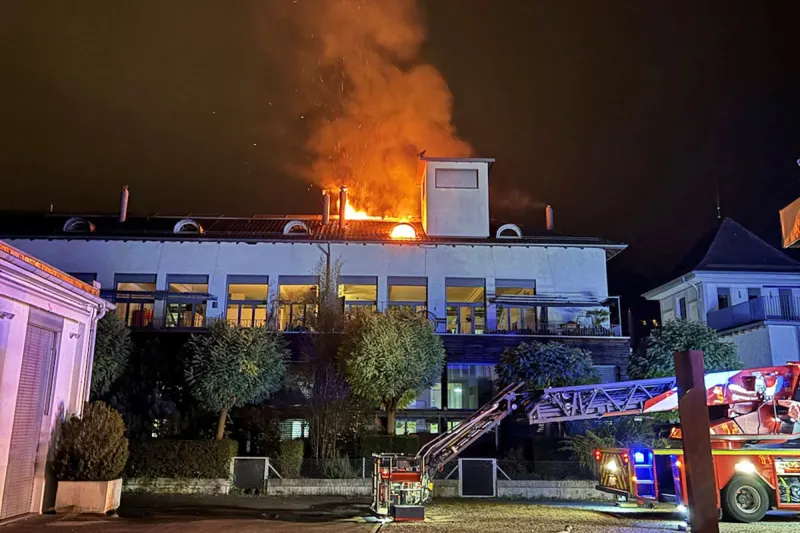 Frauenfeld TG - Drei Personen nach Brand im Spital