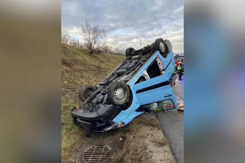 A23 Wien – Suchtgiftlenker überschlägt sich mit PKW