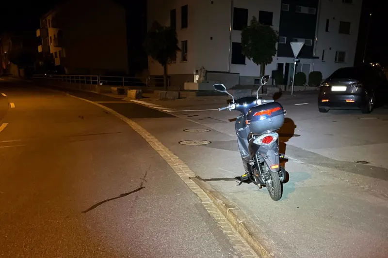 Rüthi SG – Fahrunfähig Unfall mit Roller gebaut