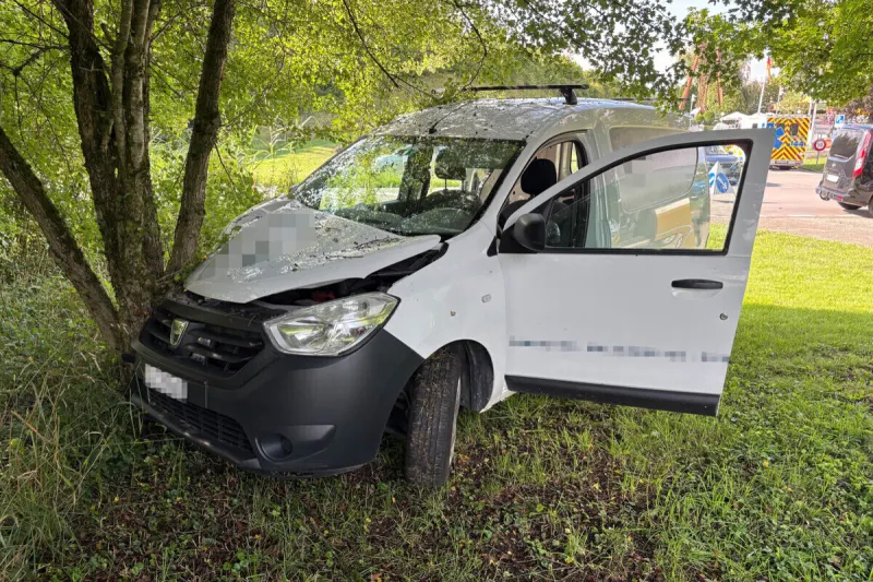 Unfall in Lipperswil TG – Nach Ausweichmanöver gegen Baum geprallt