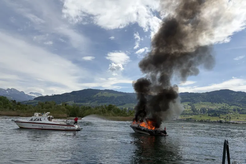 Lachen SZ – Hund stirbt bei Bootsbrand auf Obersee