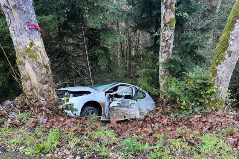 Unfall in Fontenais JU – Mit Bäumen kollidiert