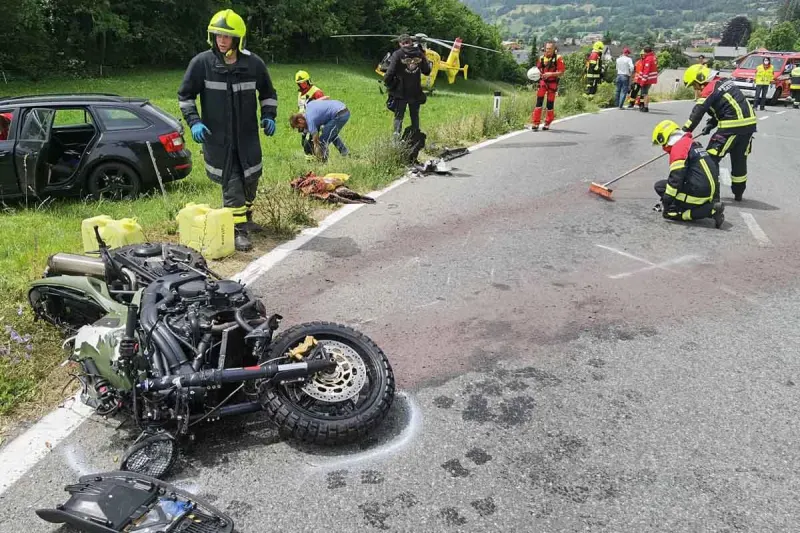 Satteins - Schwerer Frontalcrash