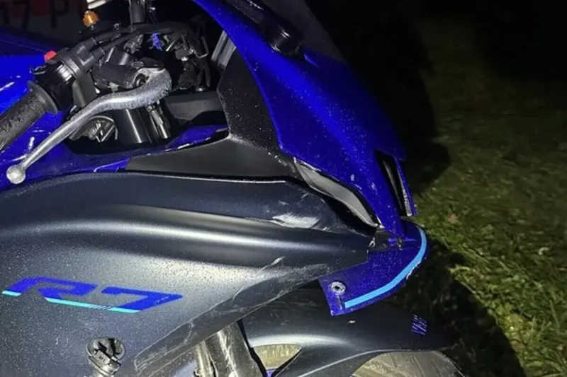 Wald AR – Motorradunfall beim Überholen