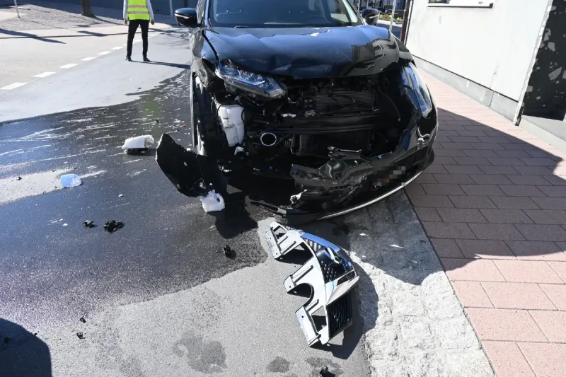 Schaan FL - Vortritt missachtet