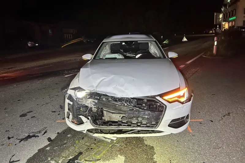 Stein AR – Hoher Sachschaden nach Unfall