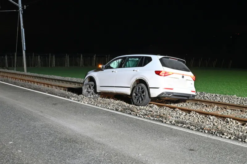 Unfall in Hitzkirch LU – Alkoholisiert auf Bahntrassee geraten