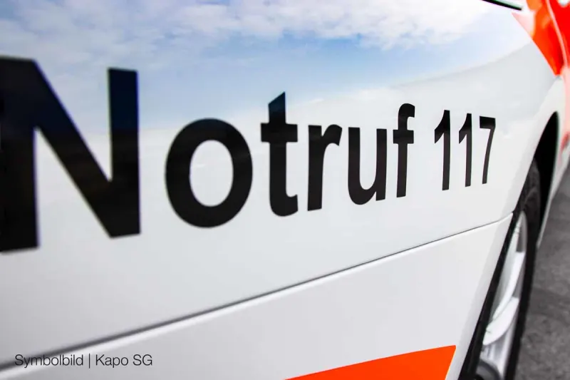 Unterwasser SG – Arbeiter bei Arbeitsunfall schwer verletzt