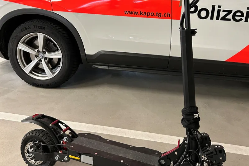 Frauenfeld TG - E-Scooter technisch manipuliert