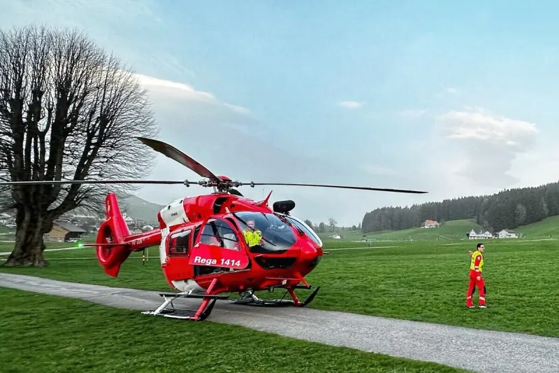 Diessenhofen TG - Rega-Einsatz nach Unfall