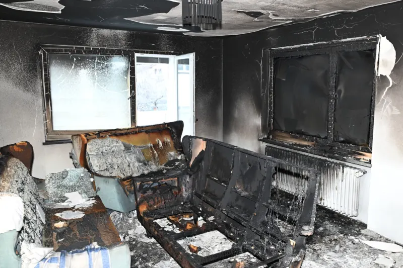 Chur GR – Heizdecke löst Brand in Wohnung aus